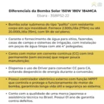 bomba solar| espefcificaçao