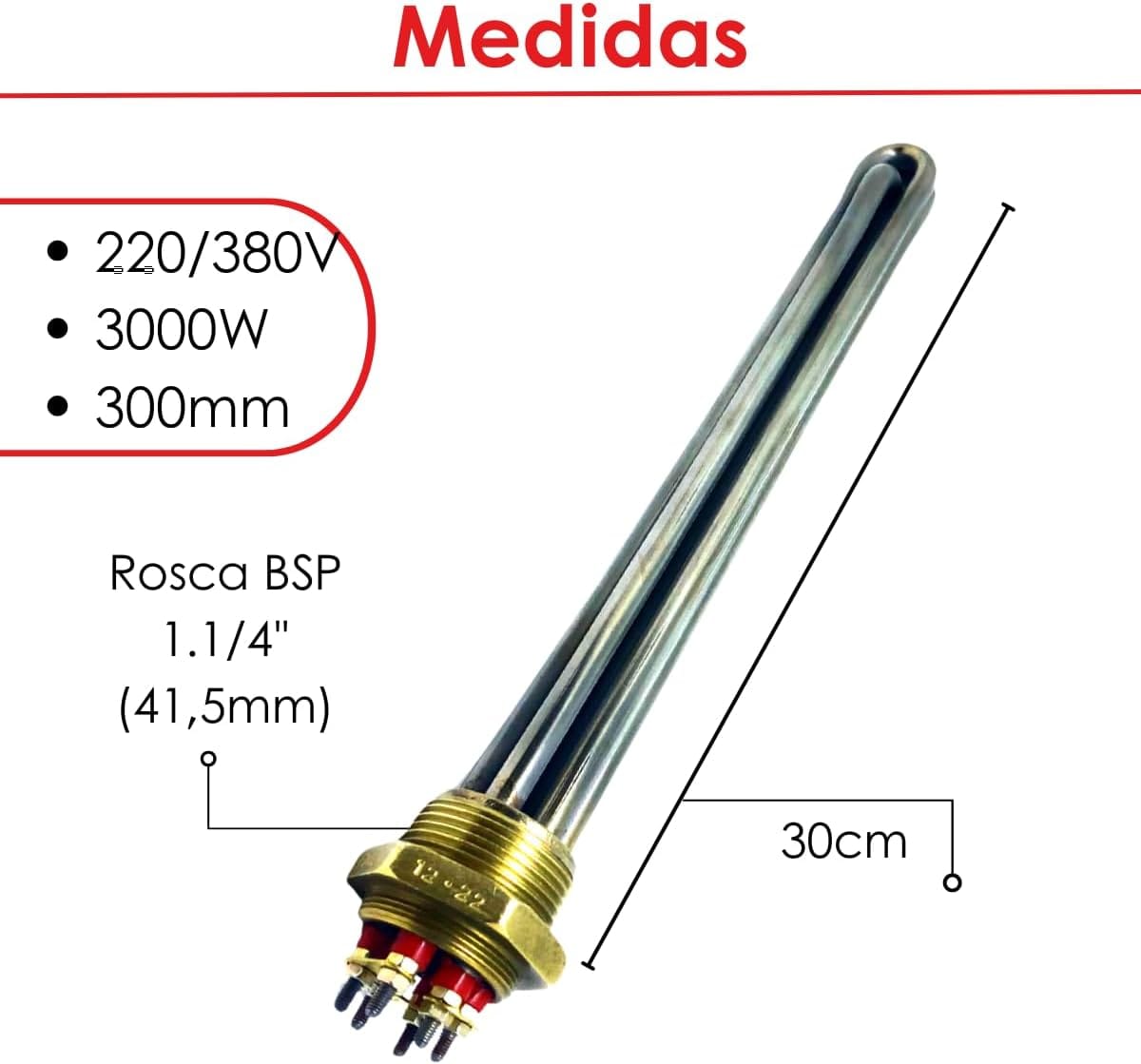 Resistência Elétrica Para Boiler