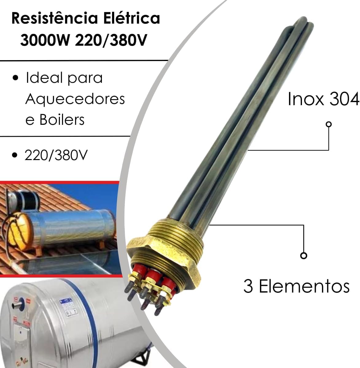 Resistência Elétrica Para Boiler